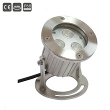 3X3w Stainless Steel IP68 LED Underwater Projector Light